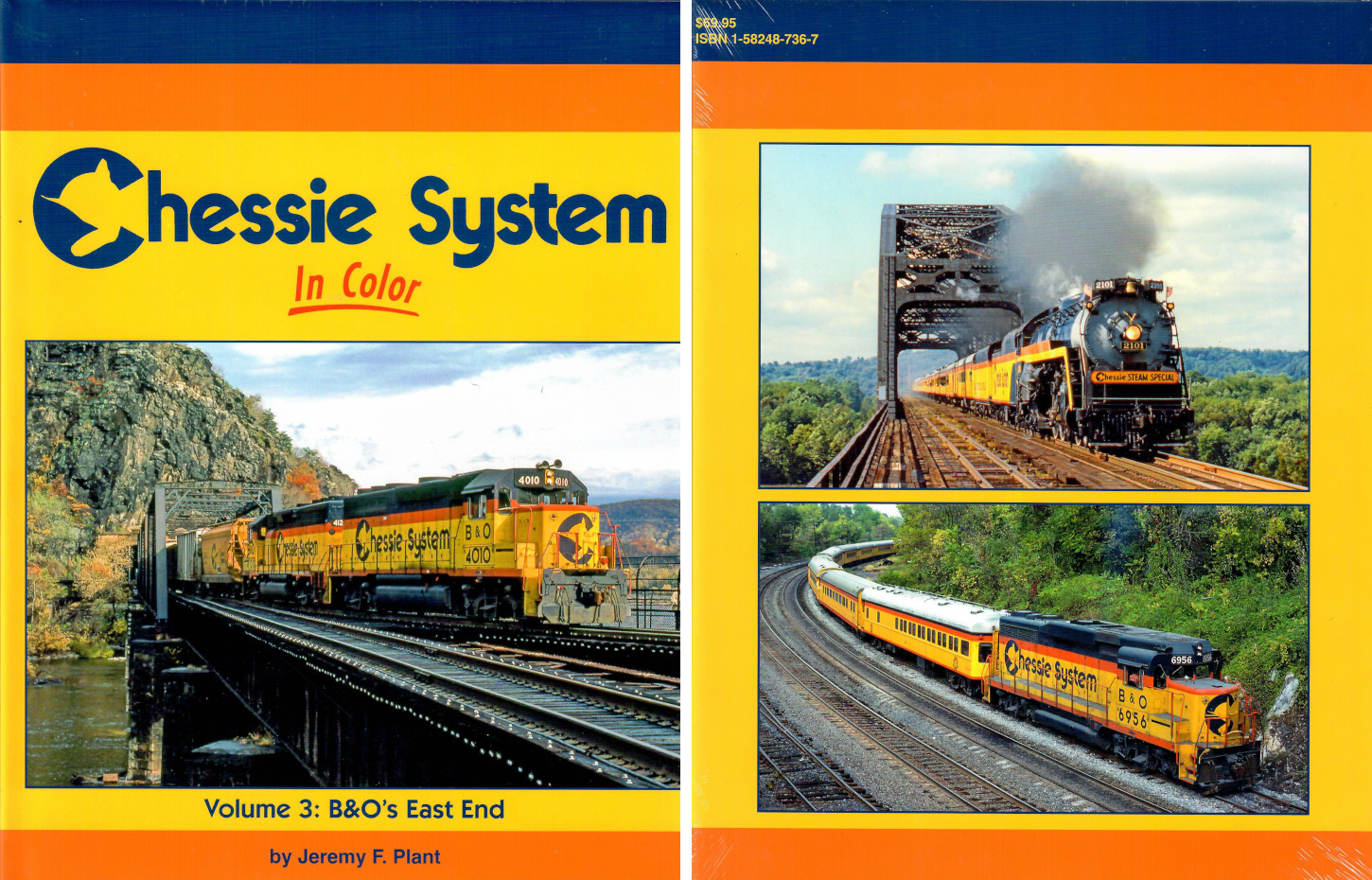 Chessie System in Color B&O's West End 2 Vol 